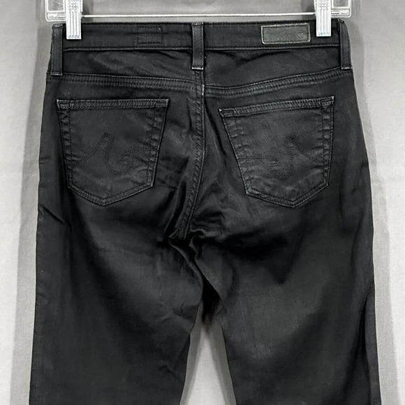 AG Adriano Golschmied Jeans Womens 24 Black The Stilt Cigarette Leg Denim 24x28 - Picture 7 of 10